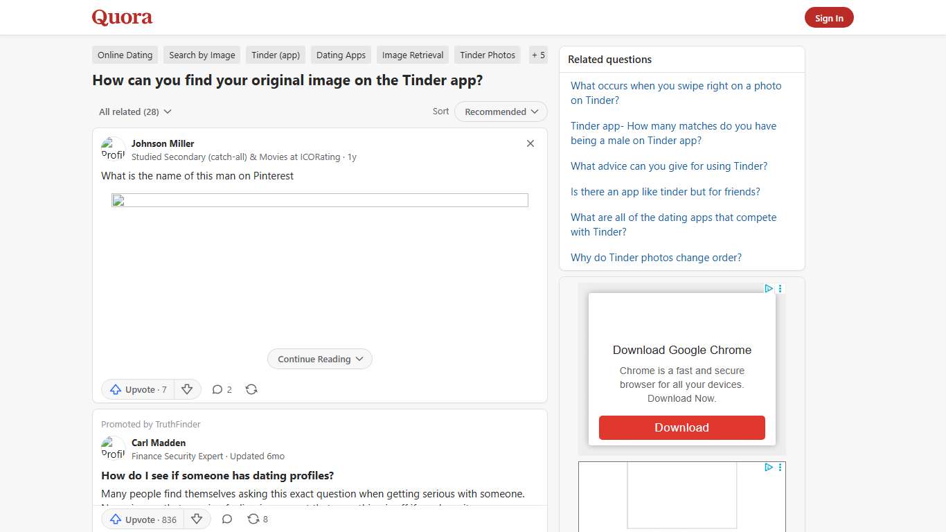 How to find your original image on the Tinder app - Quora